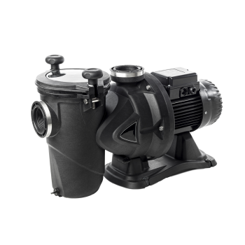 Peraqua Schwimmbadpumpe Europro 200M, selbstansaugend, Innengewinde 2", 30m³/h bei 10m, 230V, P1 - 1,9kW, P2 - 1,5kW, eingebauter großer Vorfilter 7300450